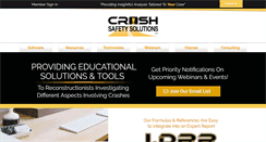 Desktop Screenshot of crashsafetysolutions.com